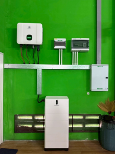 ติดตั้งโซล่าเซลล์บ้านพักอาศัยบางสะพานน้อย