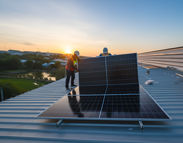 ติดตั้งโซล่าเซลล์บ้านพักอาศัยแม่รำพึง